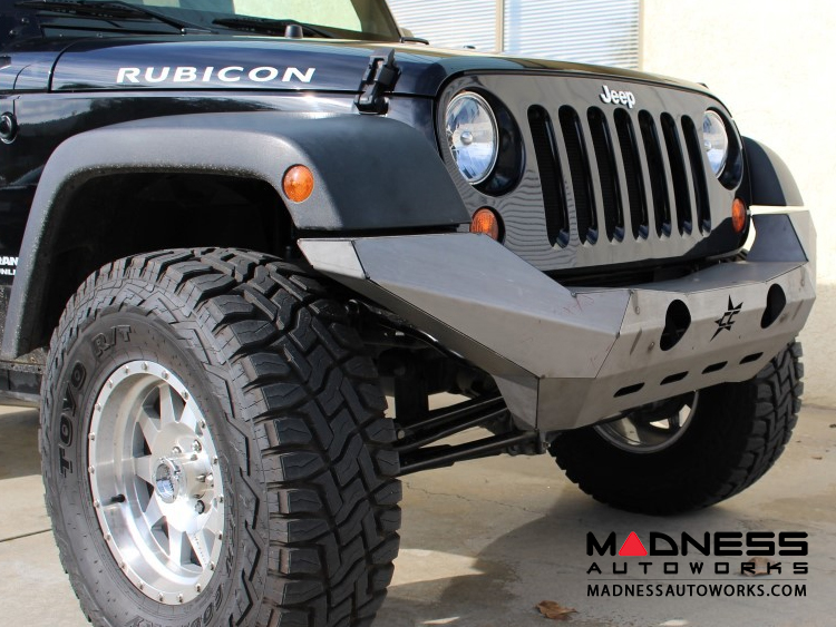 Jeep Wrangler JK by Crawler Conceptz - Ultra Series Full Width JK Front Bumper with Tabs